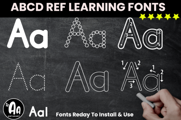 Abc Tracing Alphabets: The Perfect Display Font for Handmade Crafts
