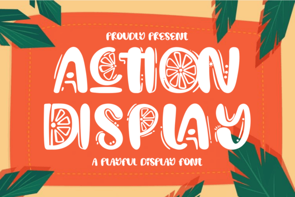 Action Display Typeface: A Fresh Choice for Summer Branding
