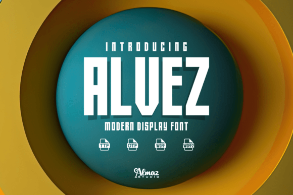 Alvez: The Premium Display Font for High-Impact Campaigns