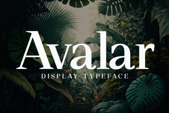 Avalar: The Bold Serif Display Typeface for Modern Web Design