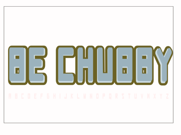 Bechubby: A Playful Display Typeface for Warm Editorial Design