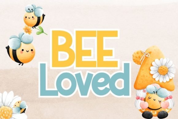 Bee Loved Font for Handmade Creations