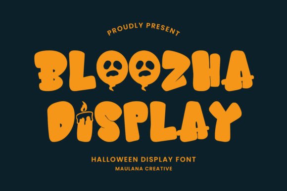 Bloozha Display: The Quirky Typeface for Bold Brand Identities
