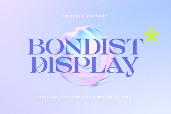 Bondist Display: The Premium Typeface for Handmade Branding