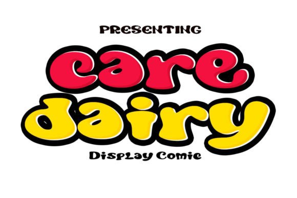 Care Dairy: The Playful Typeface That Brings Handmade Labels to Life