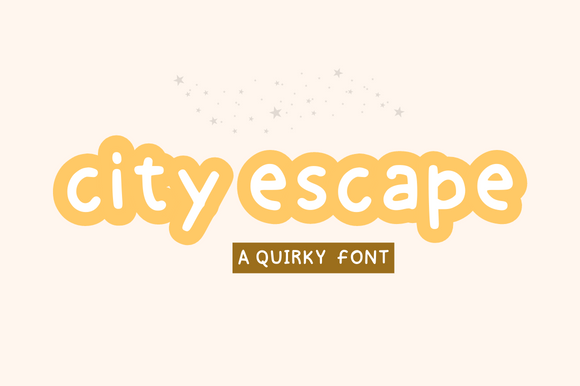 City Escape: The Perfect Display Font for Modern Branding Projects