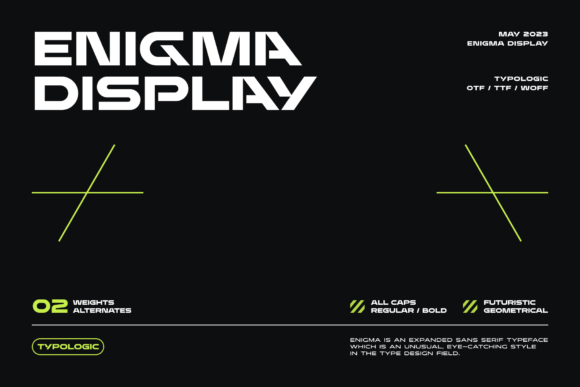 Enigma Display: The Premium Font for Strong Business Branding