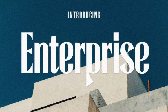Enterprise Typeface: The Strong Display Font for Serious Brands