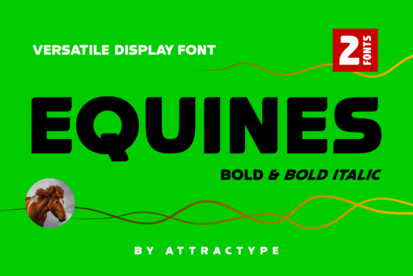 Equines: A Bold Display Typeface for Modern Branding