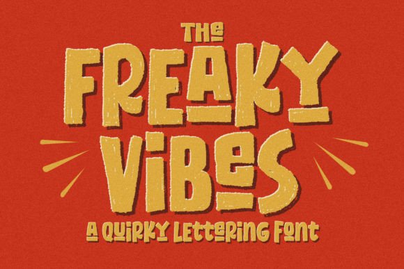 Freaky Vibes Font: Elevate Your Small Business Brand Identity