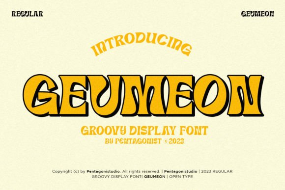 Geumeon Groovy Display: The Retro Font That Elevates Small Business Branding