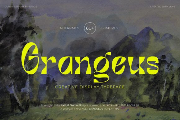 Grangeus - Creative Display: A Modern Typeface for Digital Brands