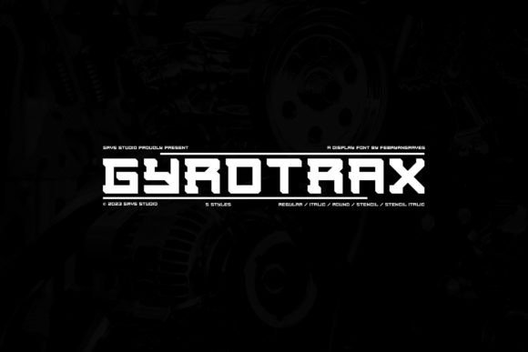 Grvs Gyrotrax Modern Display: A Typeface for Bold Editorial Design