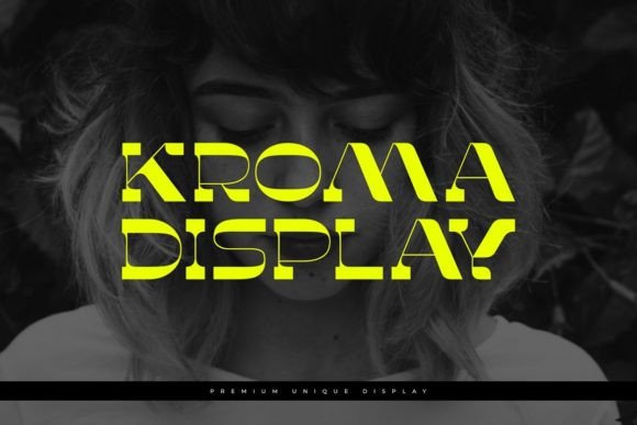 Kroma Display: The Premium Typeface for Elevated Craft Projects