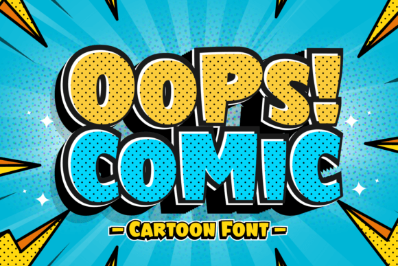 Oops Comic: The Perfect Typeface for Handmade Product Labels