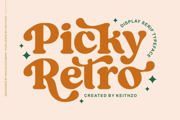 Picky Retro: The Bold Serif That Transforms Campaign Headlines
