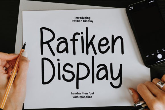 Rafiken Display: The Perfect Retro Typeface for Handmade Brands