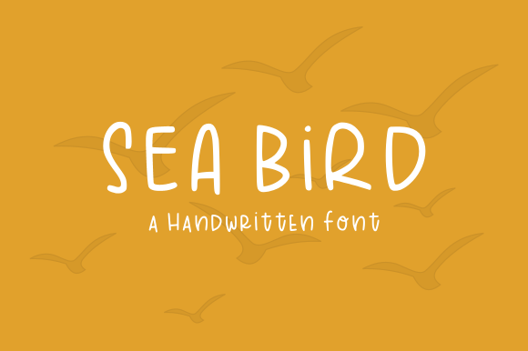 Sea Bird: A Handwritten Display Typeface for Editorial Design