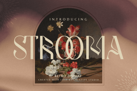 Strooma Retro Display: The Perfect Creative Font for Handmade Products