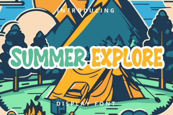 Summer Explore: The Perfect Display Typeface for Modern Web Design
