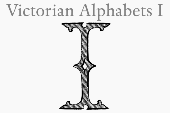 Victorian Alphabets Pack for Web Design Projects