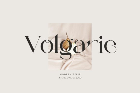 Volgarie: A Modern Serif Typeface for Digital Branding