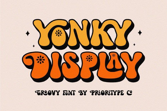 Yonky Display: The Retro Typeface That Brings Handmade Products to Life