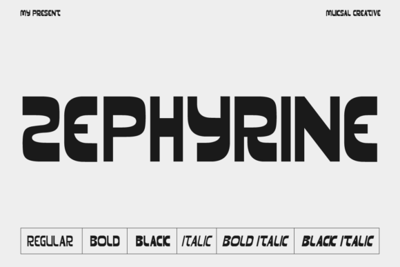 Zephyrine: The Modern Display Font for Handmade Creators